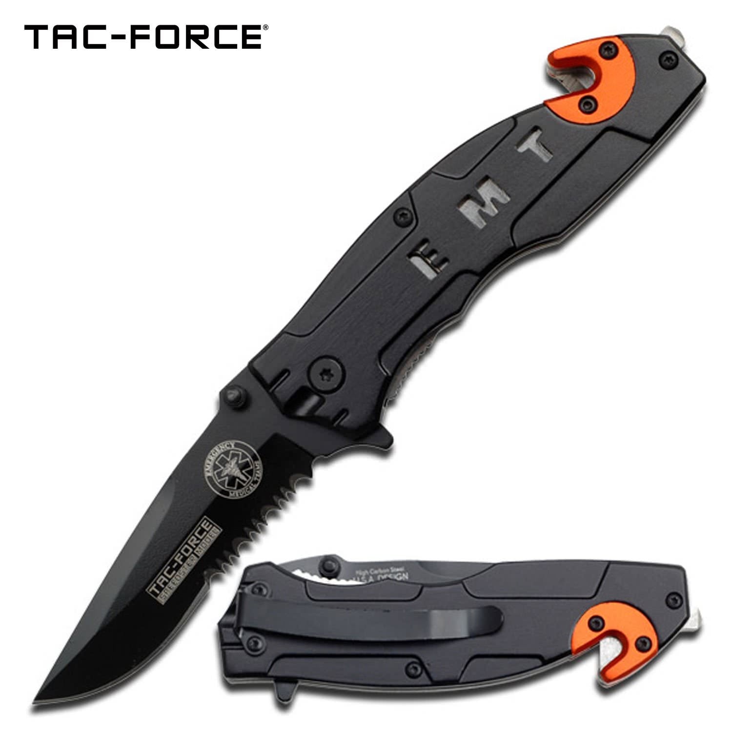 E.M.T Rescue Folder Spring Assist Knife NEW - Tophatter's Army Products & Self Defense Collectible Weapons - Tophatter Daily Deals